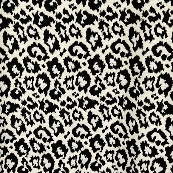 Tibi Womens Snow Leopard Knit Tank Dress Black White Sleeveless Sheath size 2 - Picture 5 of 13